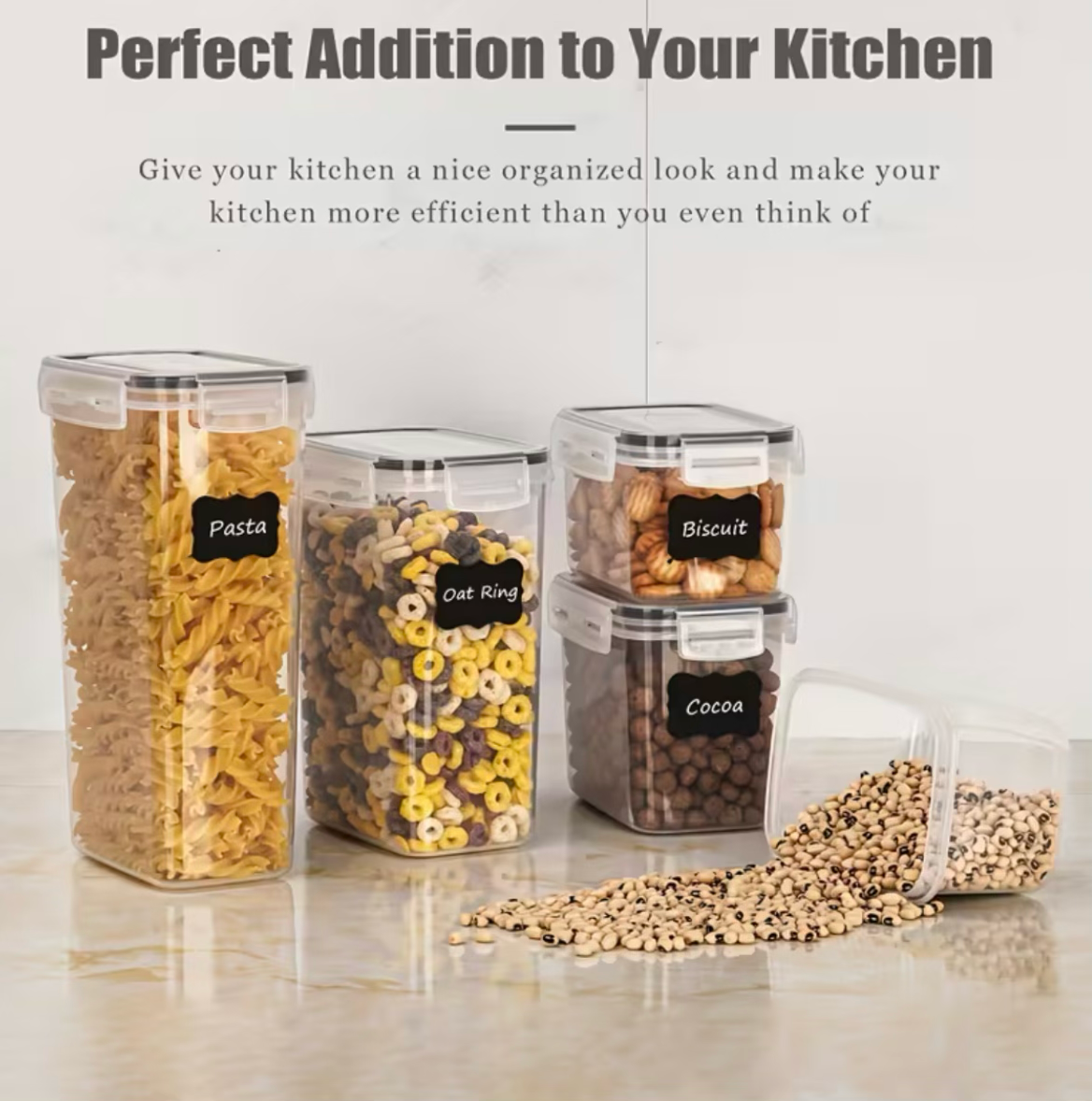 24 Sealed Food Storage Containers with Lids
