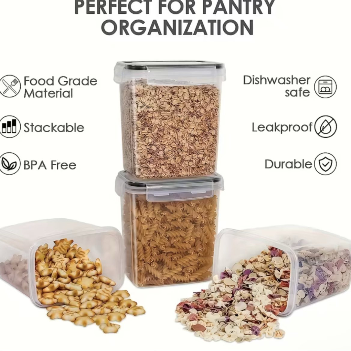 24 Sealed Food Storage Containers with Lids