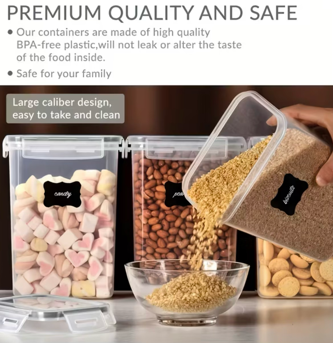 24 Sealed Food Storage Containers with Lids