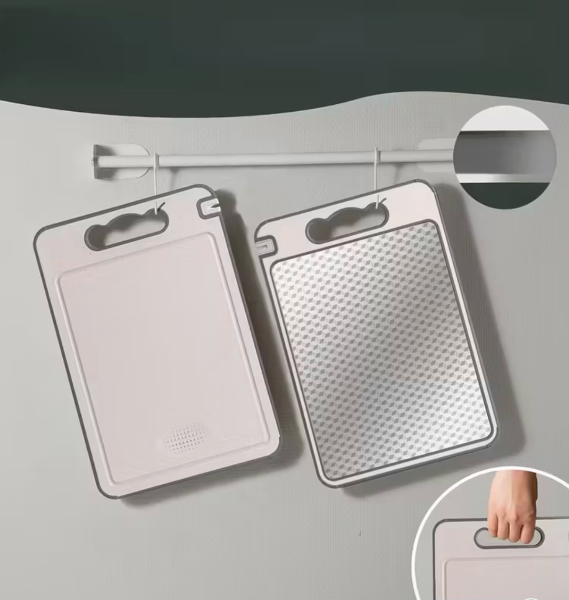 Heavy-Duty Stainless Steel Cutting Board