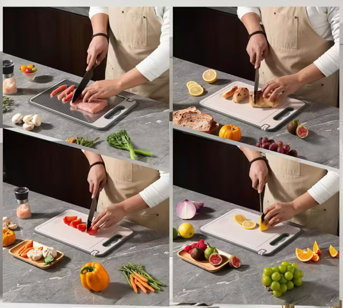Heavy-Duty Stainless Steel Cutting Board