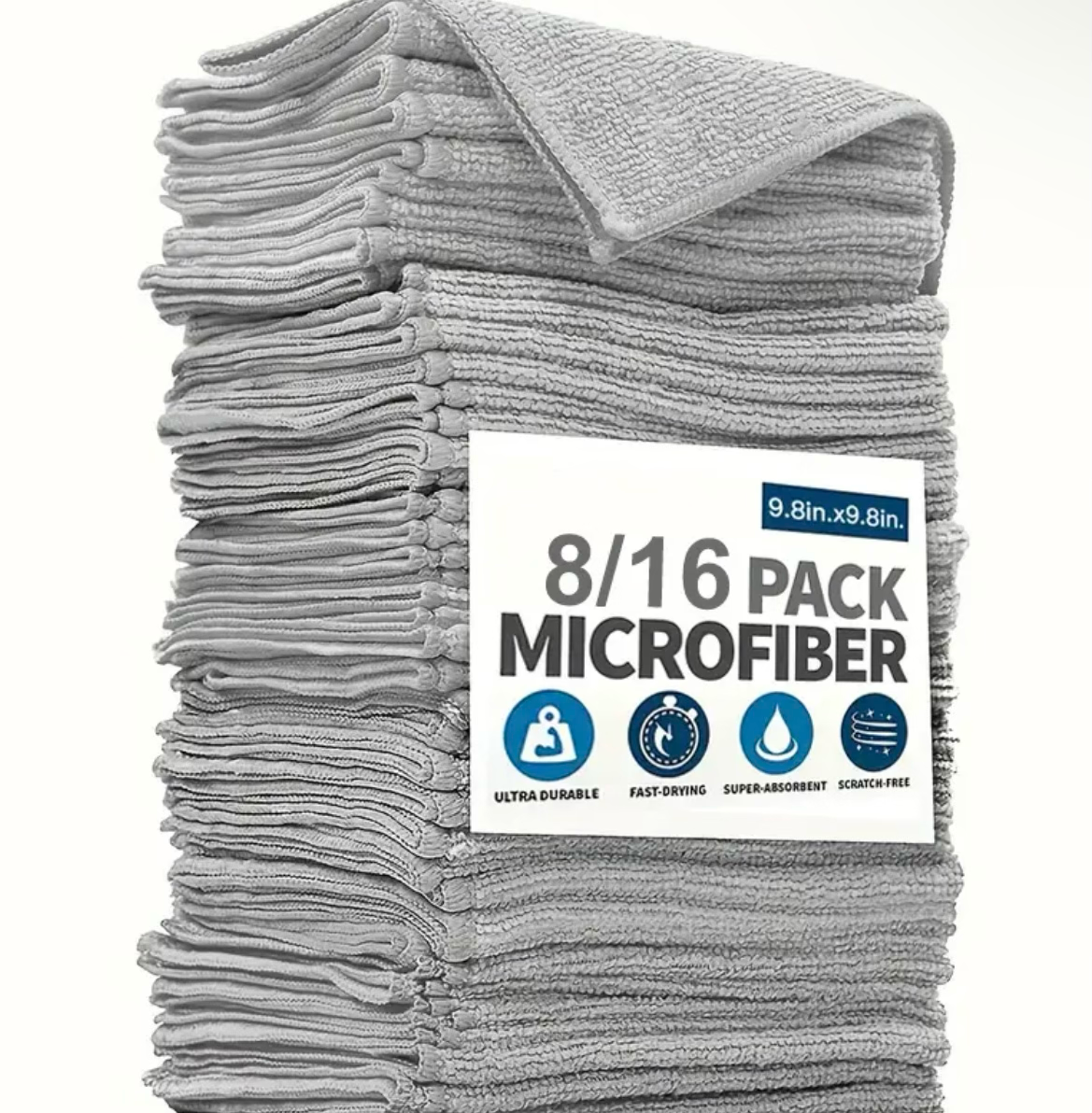 Ultra Absorbent Microfiber Cleaning Cloths