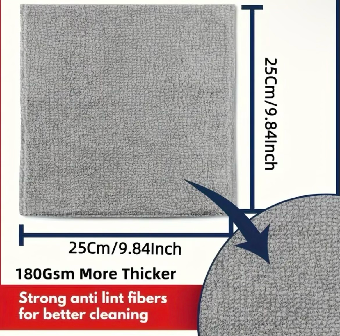 Ultra Absorbent Microfiber Cleaning Cloths