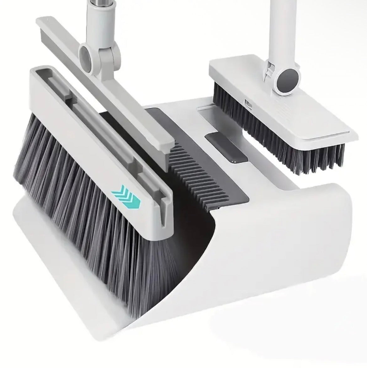 4-in-1 Long-Handled Mop with 3 Cleaning Mops