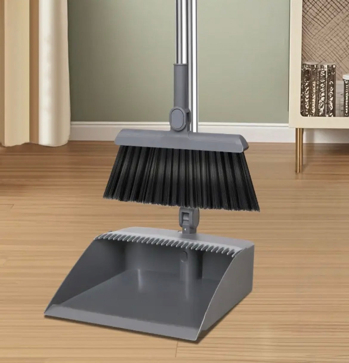 4-in-1 Long-Handled Mop with 3 Cleaning Mops