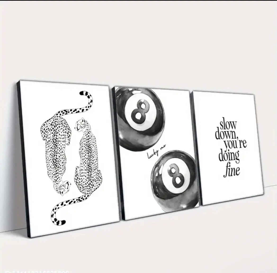 3pcs Decorative Canvas Art Set