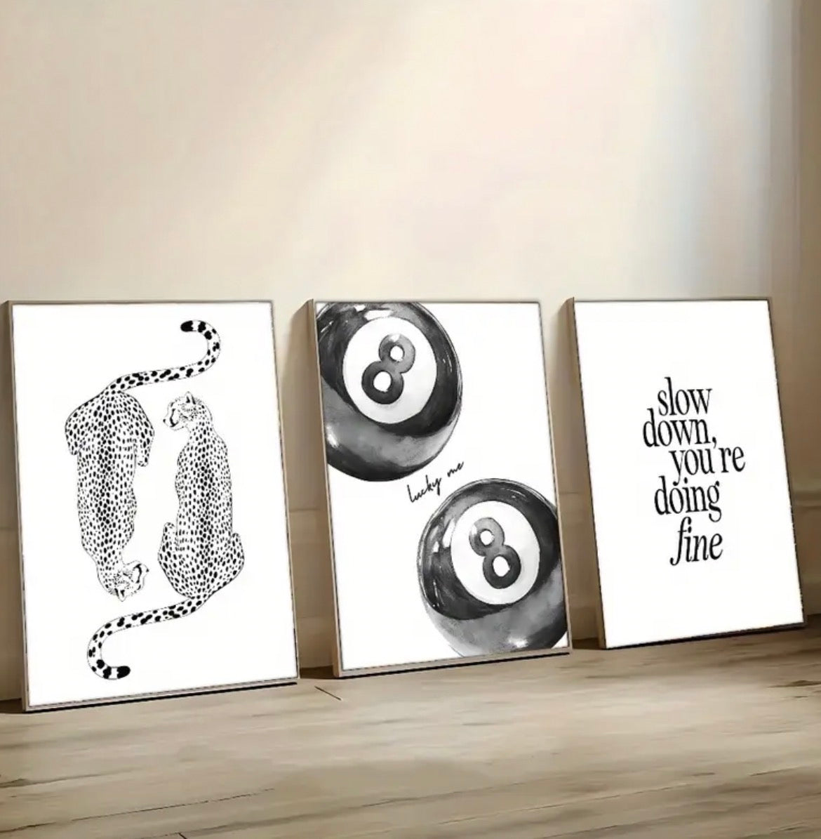3pcs Decorative Canvas Art Set