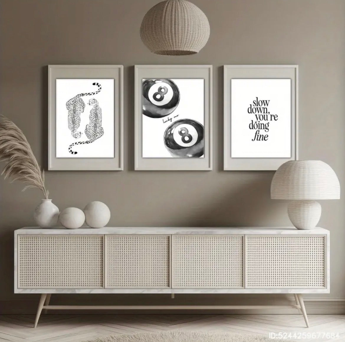 3pcs Decorative Canvas Art Set