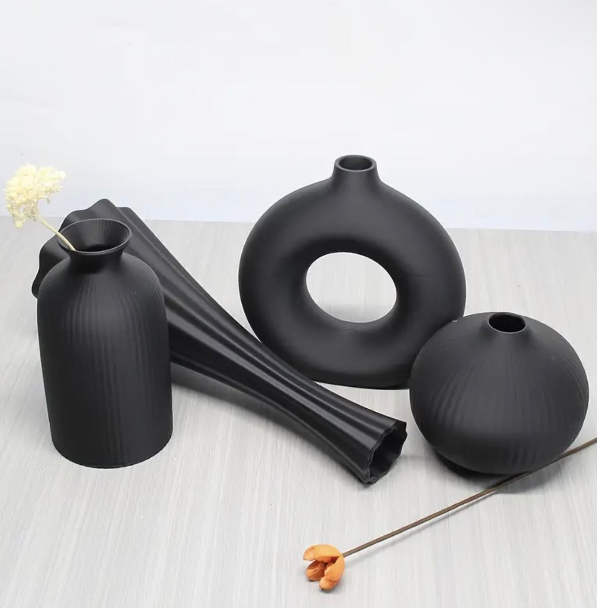 Boho-Chic Vase Set for Living Room