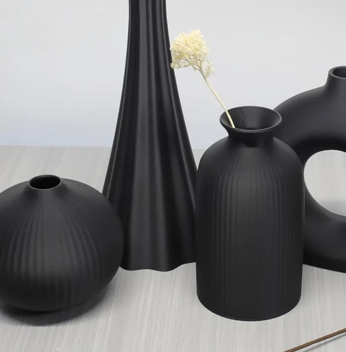 Boho-Chic Vase Set for Living Room