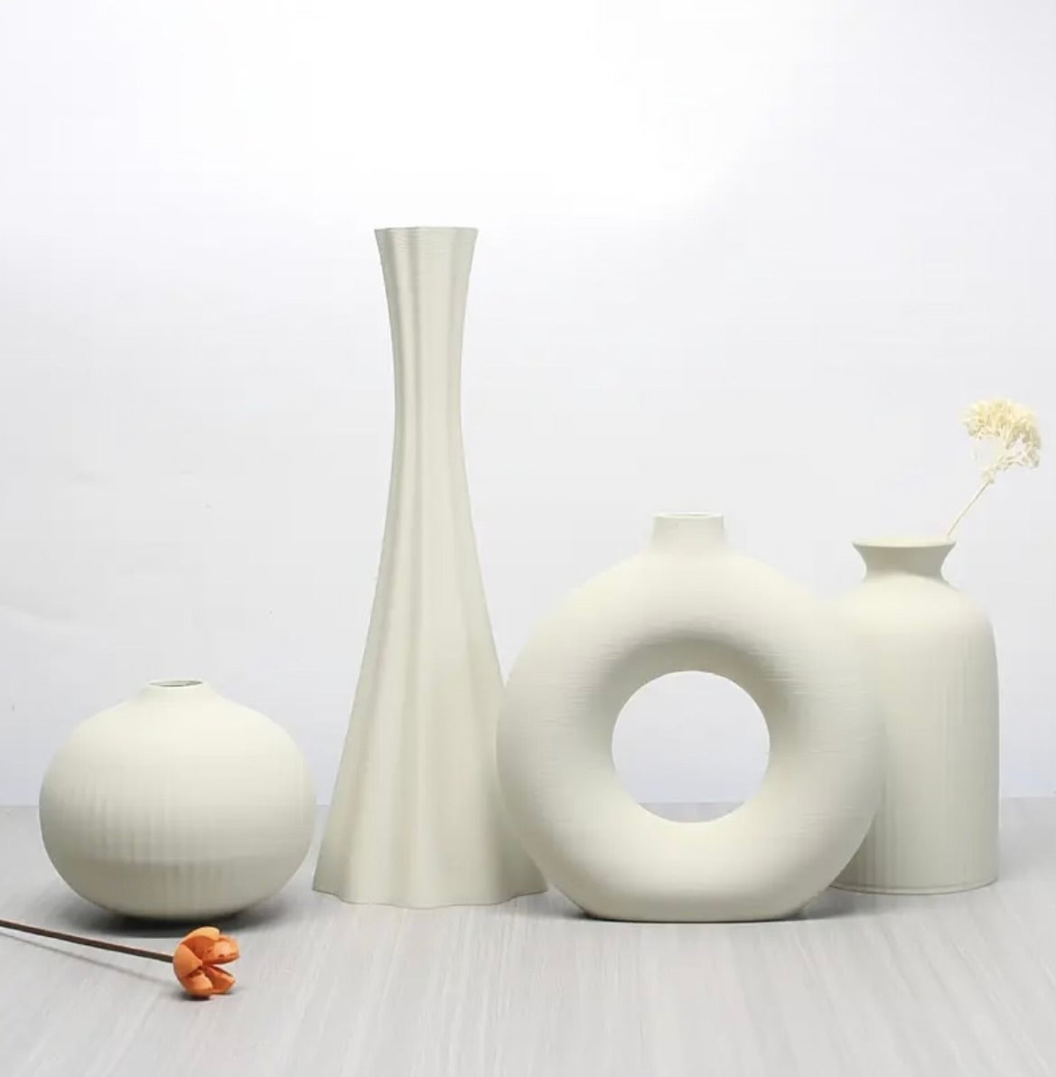 Boho-Chic Vase Set for Living Room