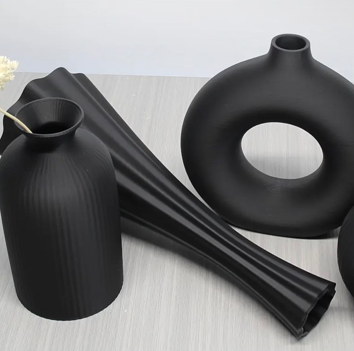 Boho-Chic Vase Set for Living Room