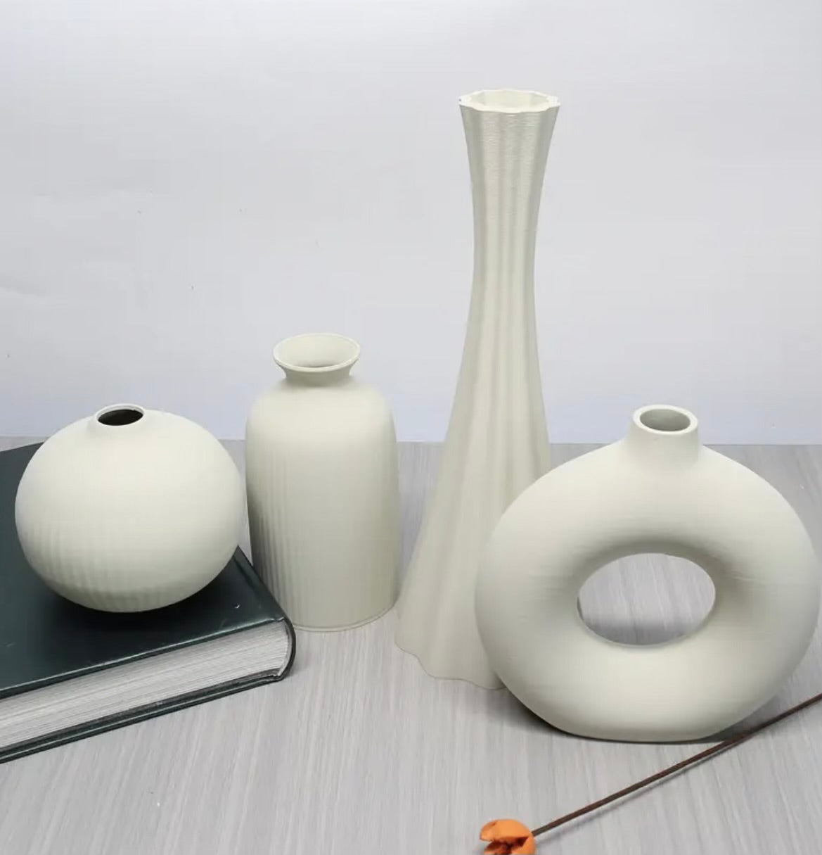 Boho-Chic Vase Set for Living Room