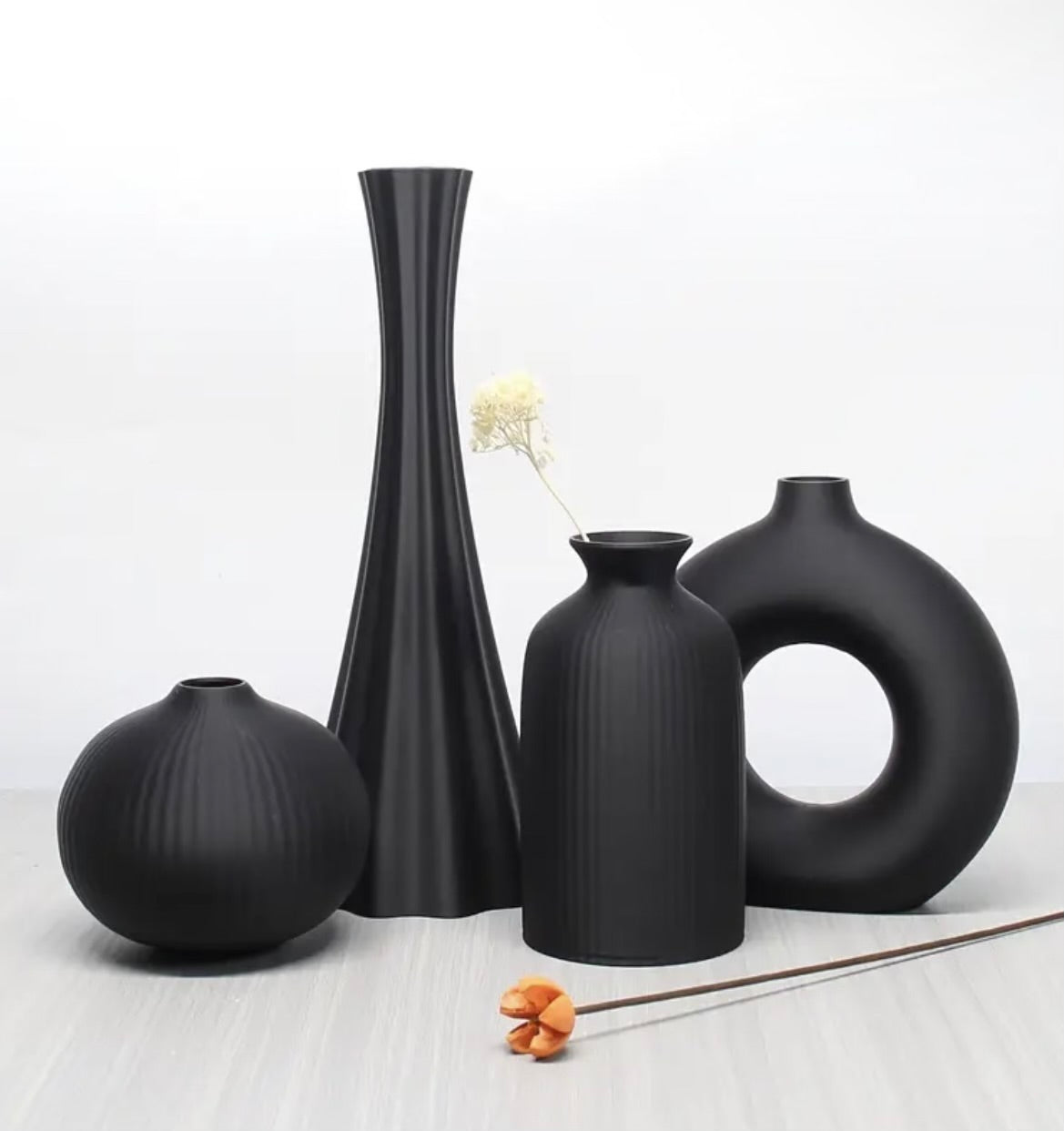 Boho-Chic Vase Set for Living Room