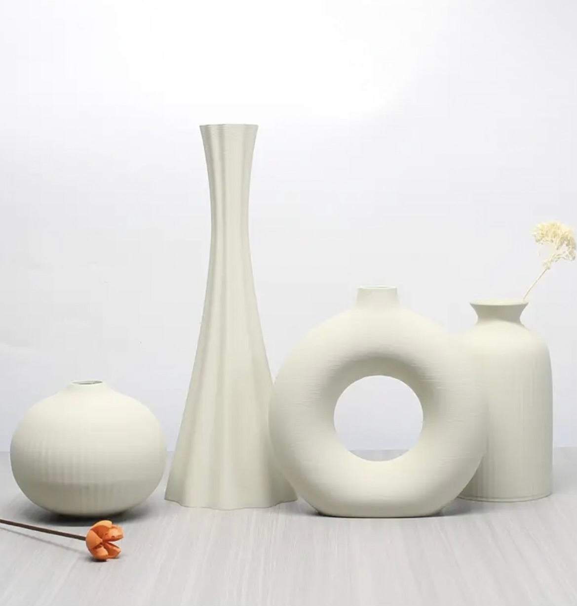 Boho-Chic Vase Set for Living Room