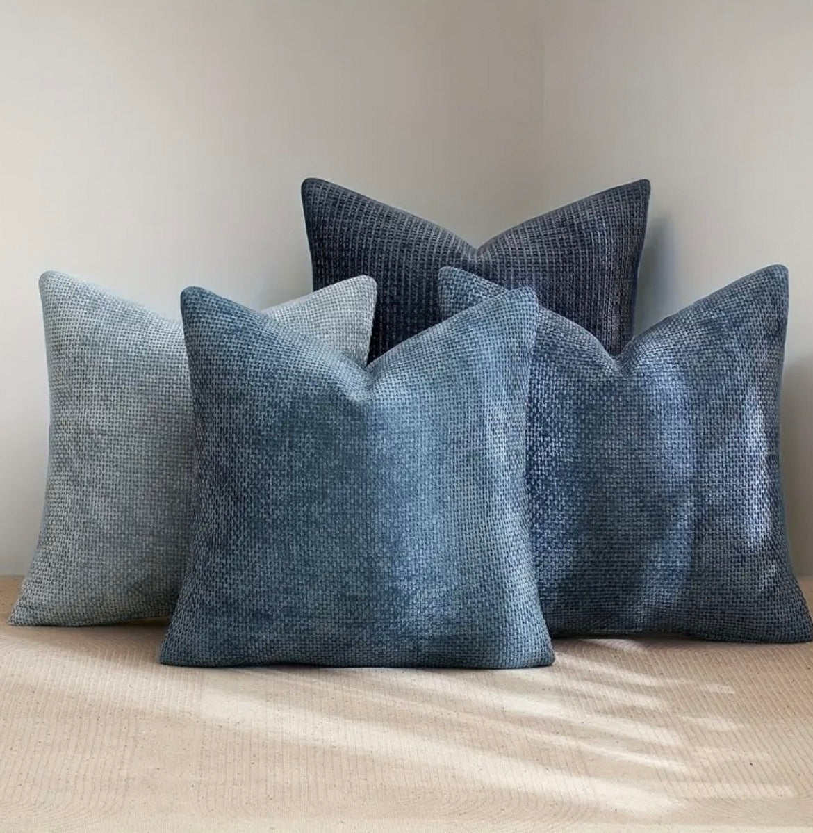 4pcs Neutral Decor Sofa Pillow Covers