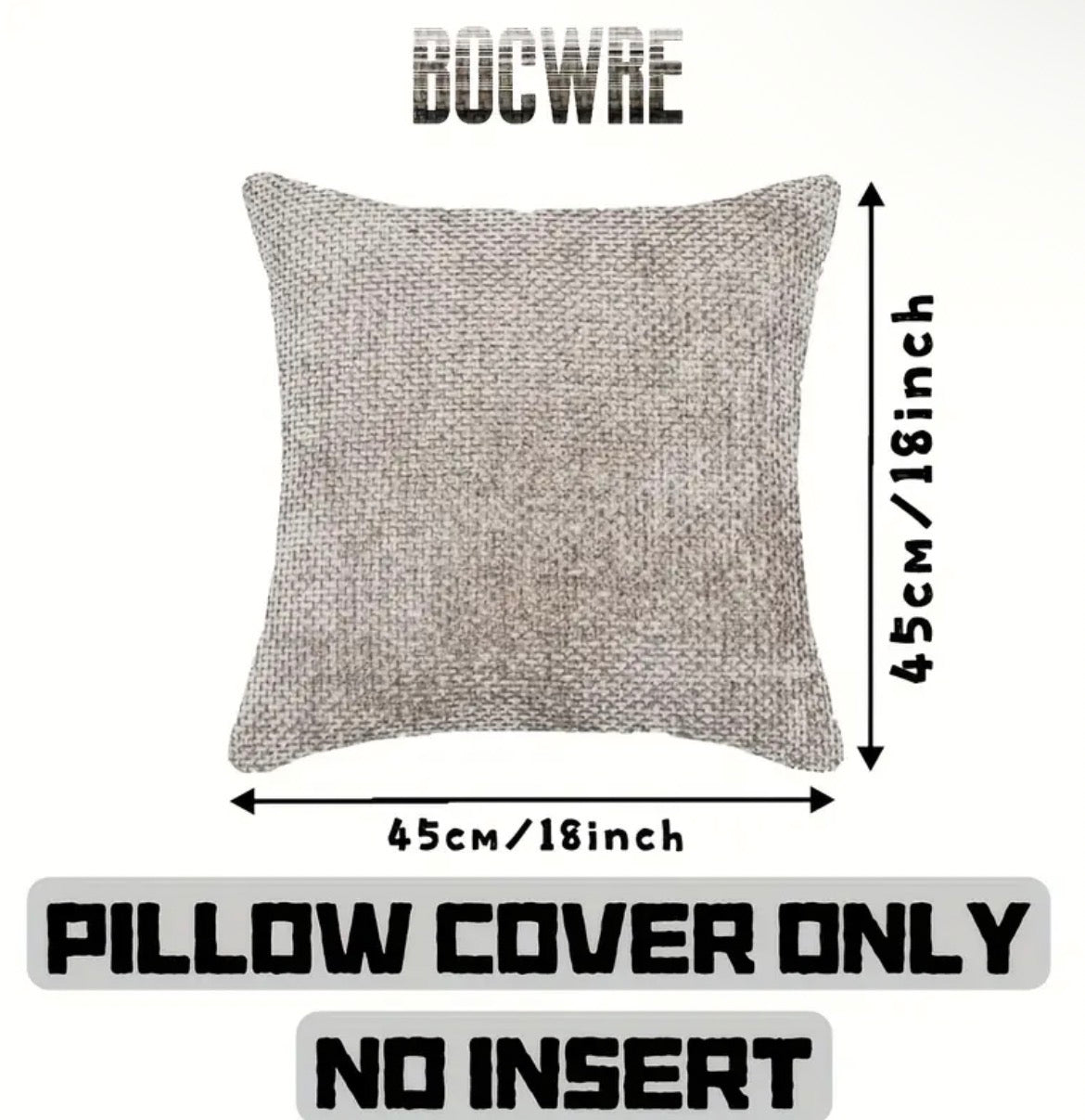 4pcs Neutral Decor Sofa Pillow Covers