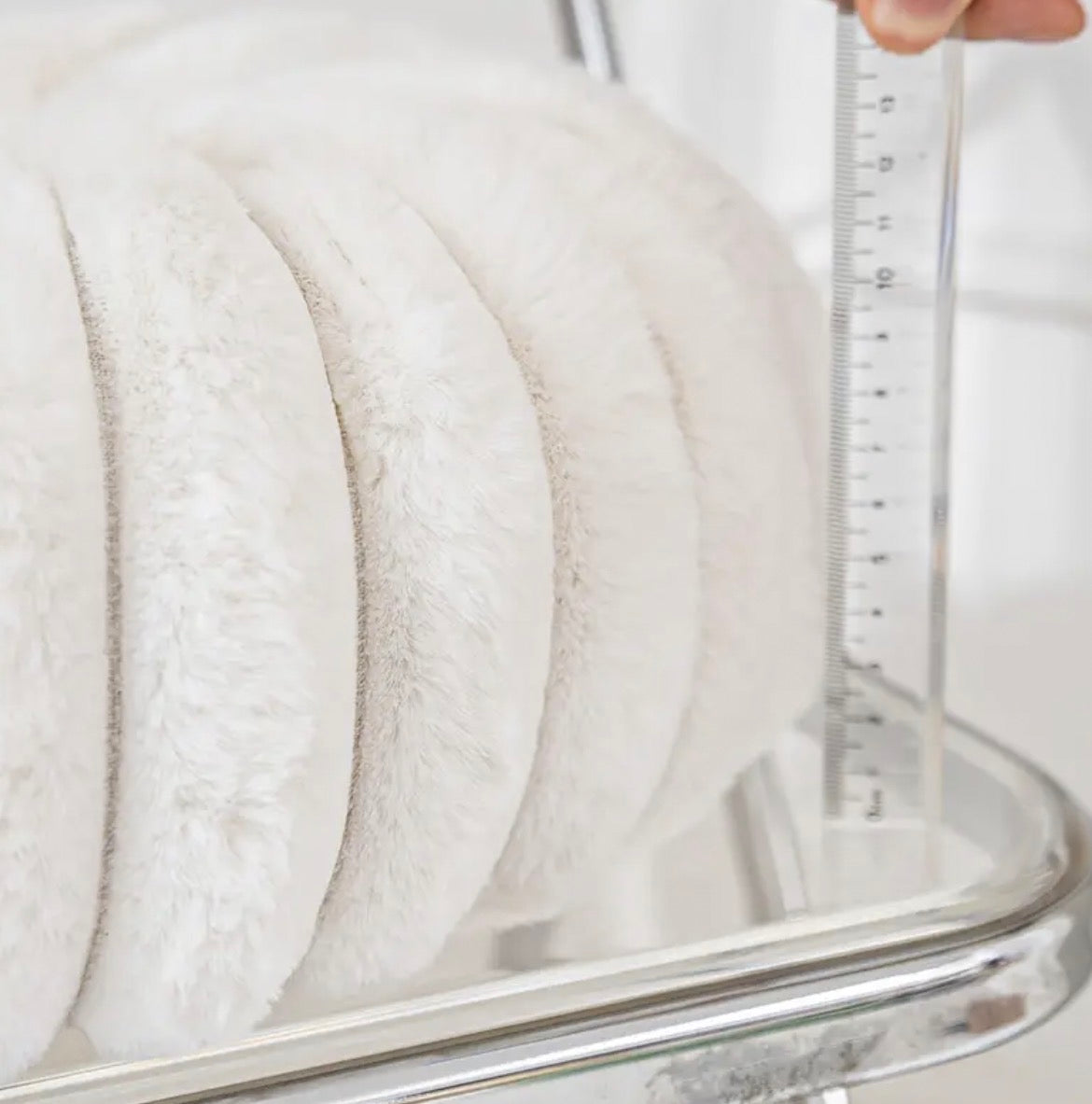 2 pcs Plush & Cozy Throw Pillows with Filler