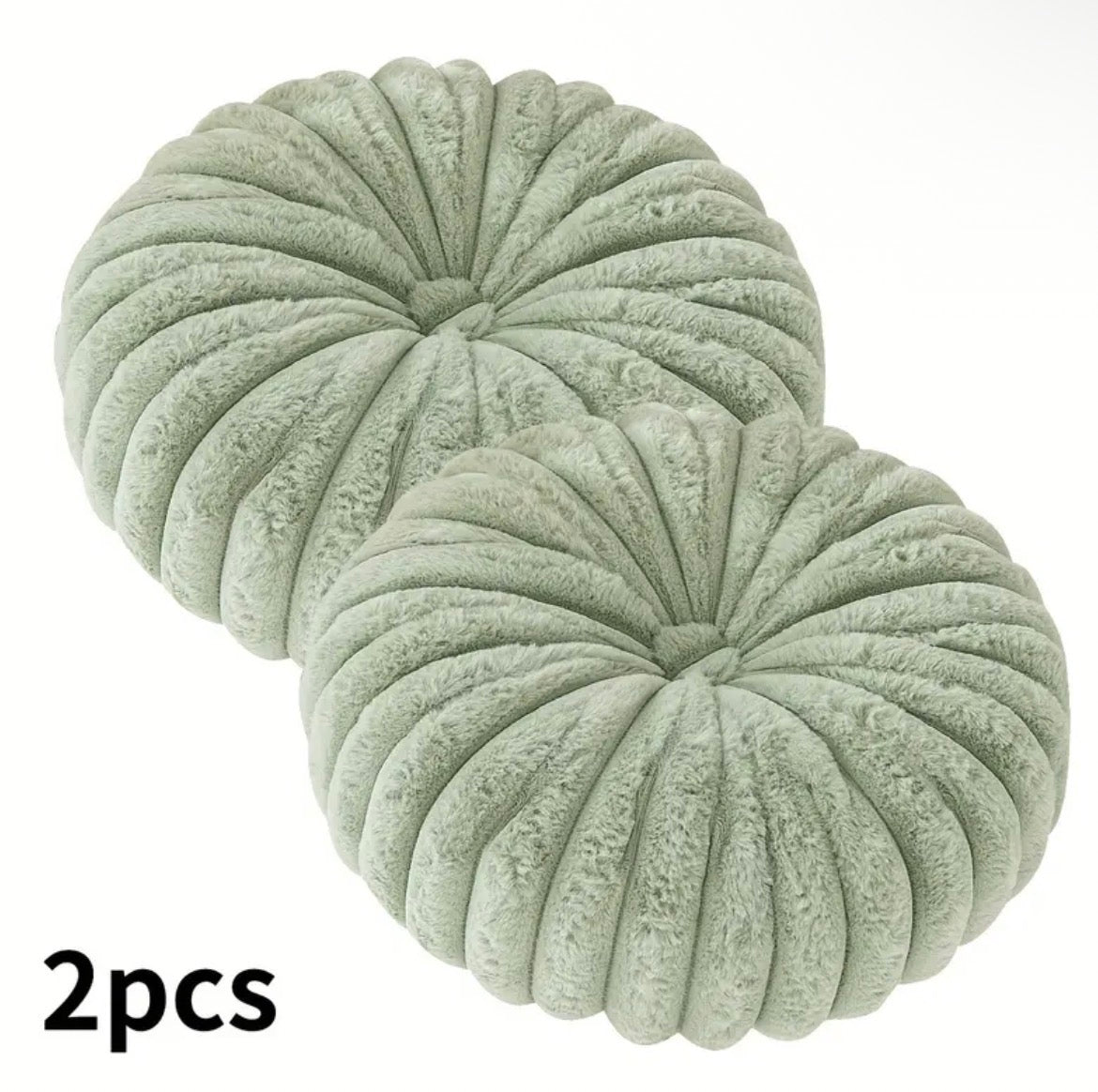 2 pcs Plush & Cozy Throw Pillows with Filler