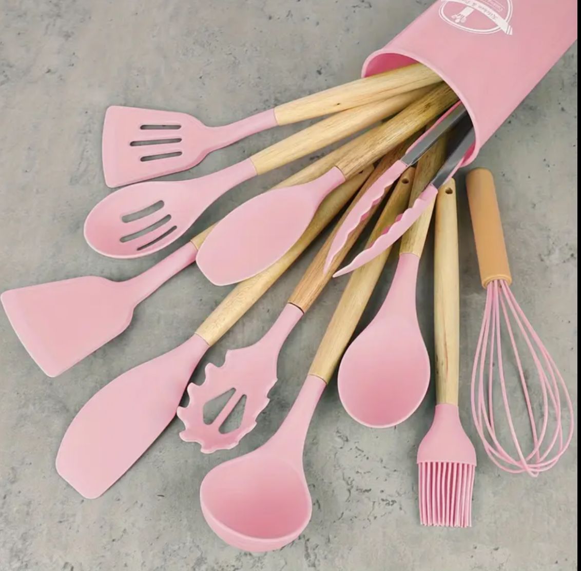 12pcs Non-Stick Silicone Kitchen Utensil Set