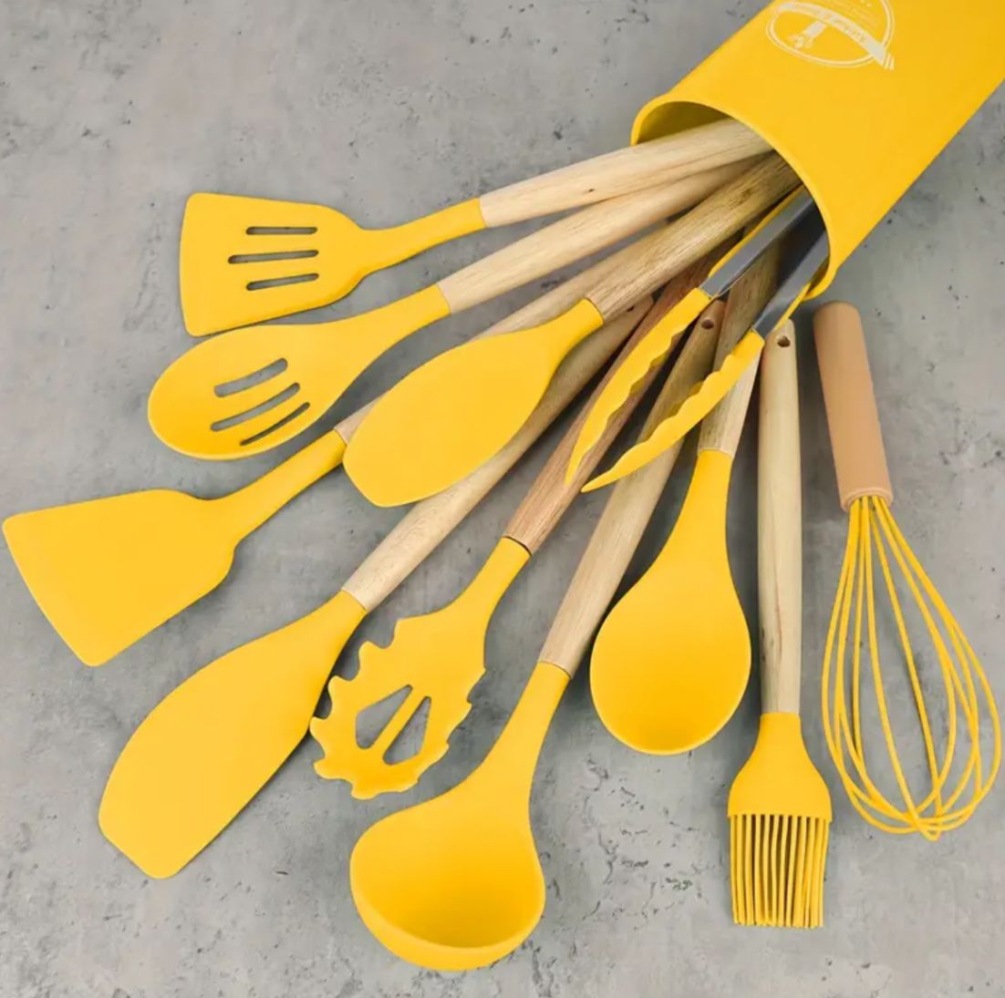 12pcs Non-Stick Silicone Kitchen Utensil Set