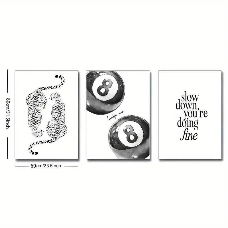 3pcs Decorative Canvas Art Set