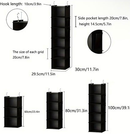 Foldable Shelf Hanging Wardrobe Storage Rack