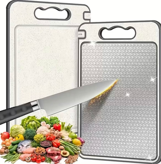 Heavy-Duty Stainless Steel Cutting Board