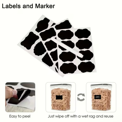 24 Sealed Food Storage Containers with Lids