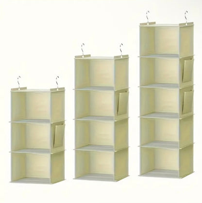 Foldable Shelf Hanging Wardrobe Storage Rack