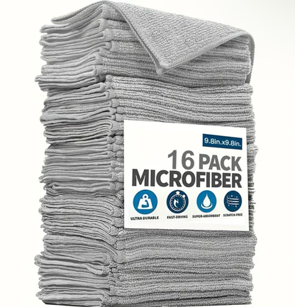 Ultra Absorbent Microfiber Cleaning Cloths
