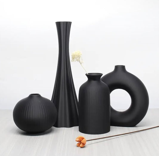 Boho-Chic Vase Set for Living Room