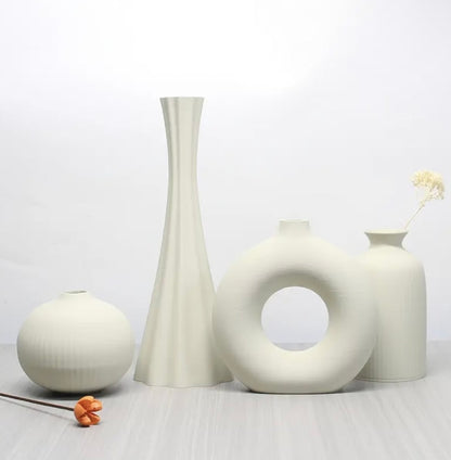 Boho-Chic Vase Set for Living Room