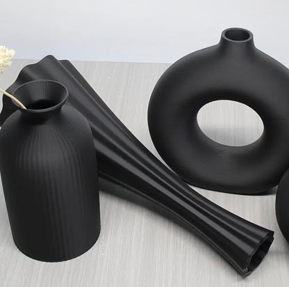Boho-Chic Vase Set for Living Room