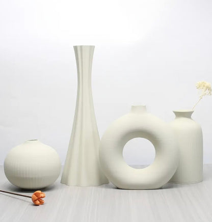 Boho-Chic Vase Set for Living Room