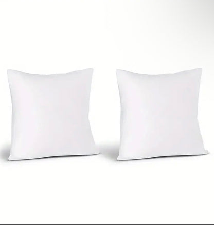 4pcs Luxurious Soft White Throw Pillows