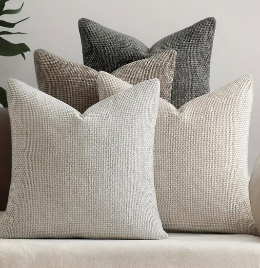 4pcs Neutral Decor Sofa Pillow Covers