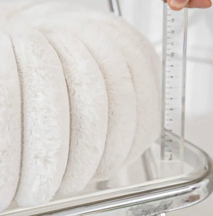 2 pcs Plush & Cozy Throw Pillows with Filler