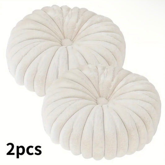 2 pcs Plush & Cozy Throw Pillows with Filler
