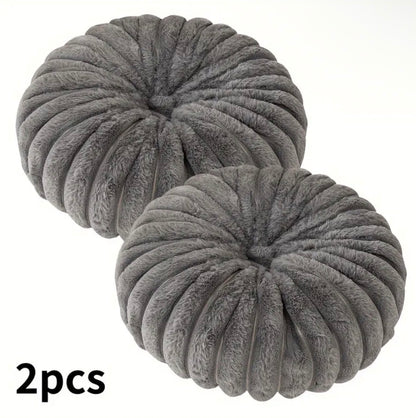 2 pcs Plush & Cozy Throw Pillows with Filler