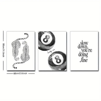 3pcs Decorative Canvas Art Set